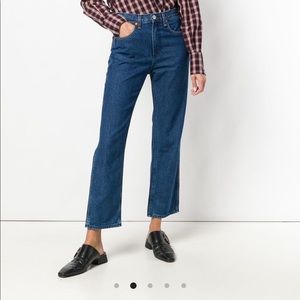 Rag & bone high-waisted straight jeans
